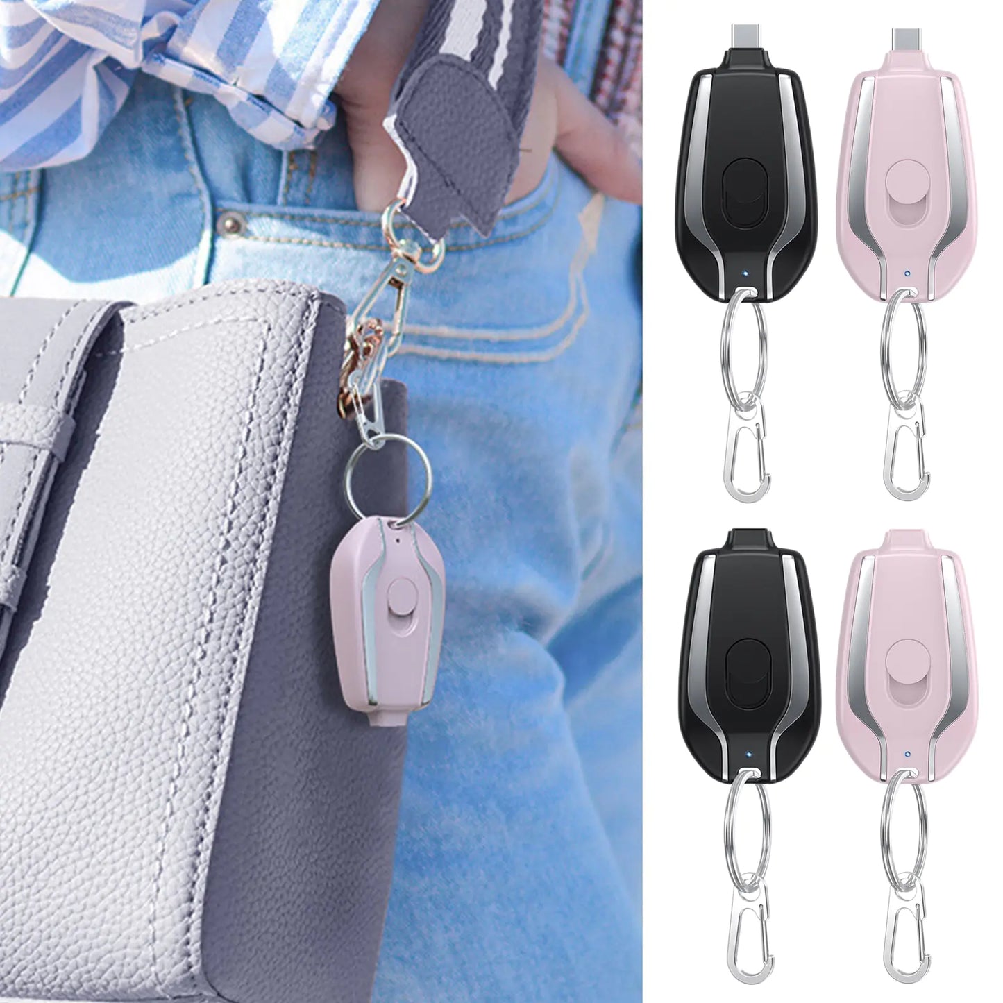 Portable Keychain Charger Type-C