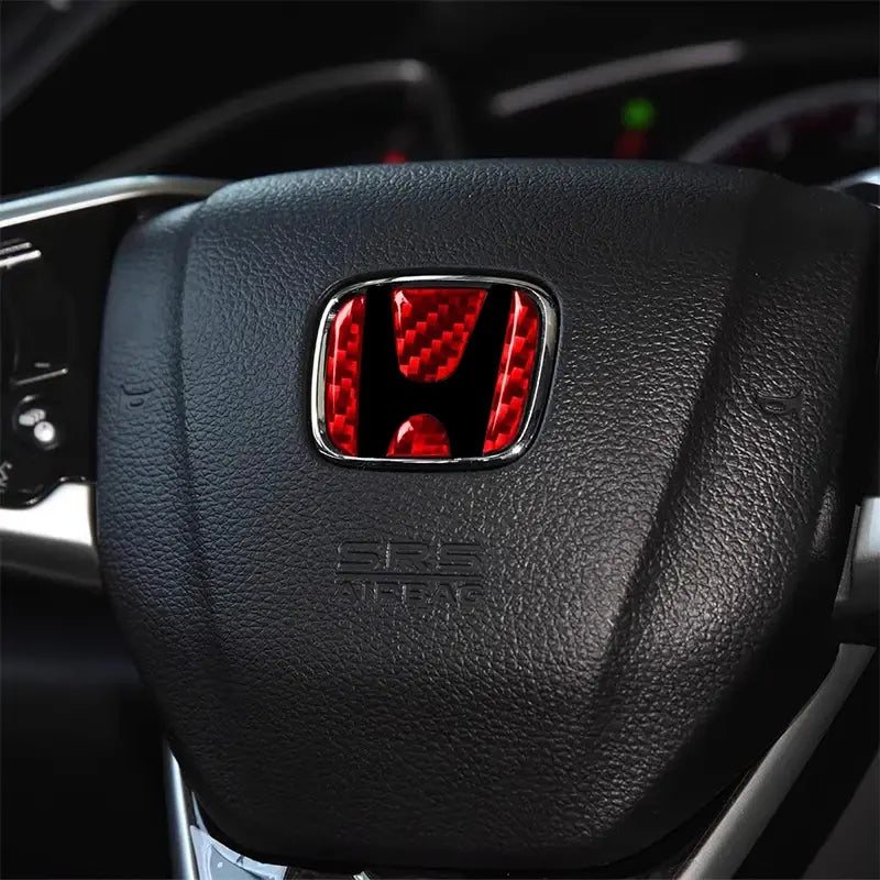 Carbon Fiber Car Steering Wheel Sticker