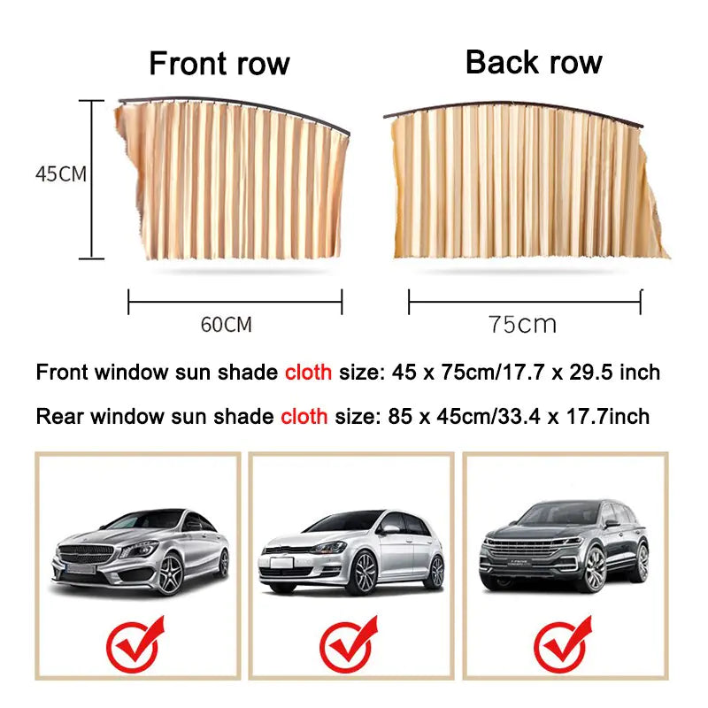 Magnetic Side Window Curtain