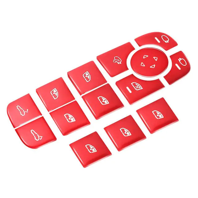 Car Center Console Multimedia Air Conditioning Button Stickers